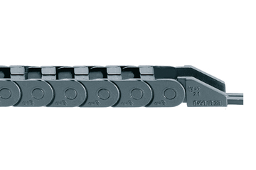 easy chain® serie E045, catena portacavi, riempimento nel raggio esterno