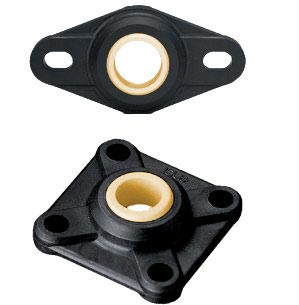 Cuscinetti Autoallineanti UCFL206 30mm - Con Flangia Rombica E 2 Ugelli - Foto 9