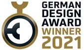 Logo vincitore del German Design Award 2021