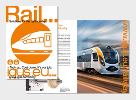 Brochure dedicata alle nostre soluzioni per la tecnologia ferroviaria
