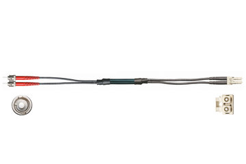Cavo in fibre ottiche (FOC) TPE | Fibra di vetro, connettore A: ST, connettore B: LC