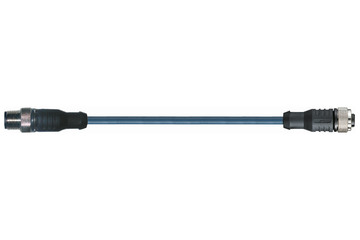 chainflex® cavo di collegamento schermato a 360° dritto M12 x 1, CF.INI CF10