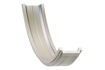 drylin® W profilo doppio, WSB, quadro, convesso