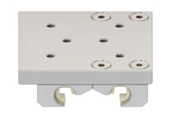 drylin® W pattino per profilo curvo WWB, quadro, con curvatura