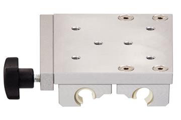 drylin® W pattino per profilo curvo WWB, tondo, con curvatura, blocco manuale