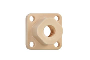 dryspin® dadi madrevite flangiati stampati a iniezione, filettatura tagliata, DST-JFRM