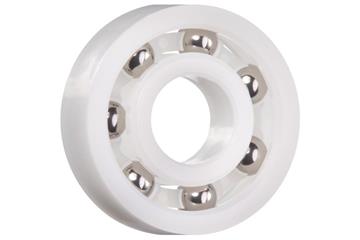 xiros® cuscinetto a sfere radiali, xirodur B180, sfere in acciaio inossidabile, gabbia in PE, mm