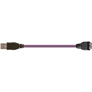 Cavo bus | USB 3.0, PVC, connettore A: USB 3.0 tipo A, connettore B: USB 3.0 tipo B micro
