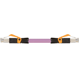 Cavi industriali Ethernet/CAT5, PUR, connettore A: RJ45 dritto, connettore B: RJ45 dritto, 12,5 x d
