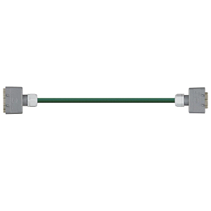 Alloggiamento per connettore Han 10B (perno) - alloggiamento per connettore Han 10B (attacco), leva di serraggio doppio su entrambi i lati, dritto, PVC 6,8 x d