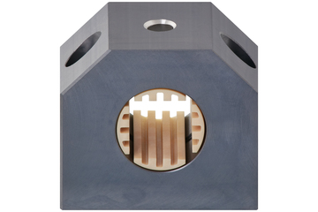 drylin® Q manicotto flangiato sezione quadra