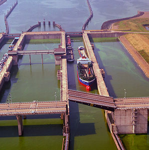 Krammersluis, Paesi Bassi