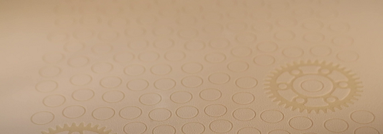 I componenti sono stampati in 3D con il metodo della sinterizzazione laser.