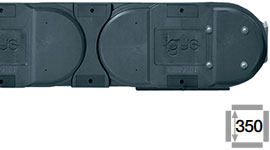 e-chain® with crossbars at every link