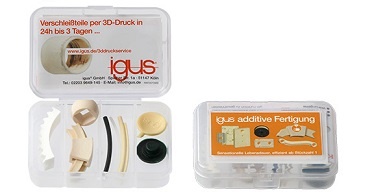 scatola campione stampa 3D iglidur