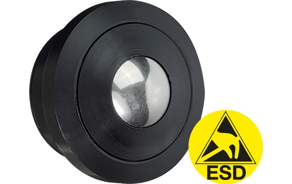 Sfere portanti in polimero xiros® elettrostaticamente conduttivo