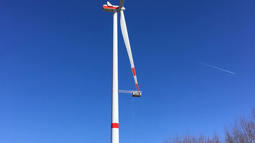 Piattaforma di lavoro su turbina eolica