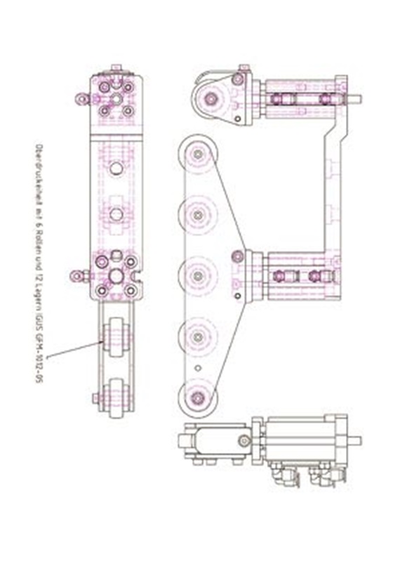 Boccole in plastica su macchine per l'assemblaggio del compensato