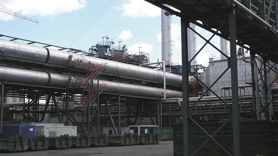 Special waste recycling plant