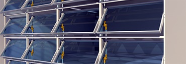 Facciate realizzate con snodi sferici igubal