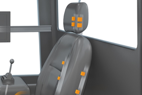 Guide lineari drylin per regolare in modo ergonomico il sedile del conducente