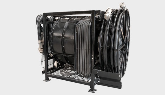 Alimentazione da terra e-spool