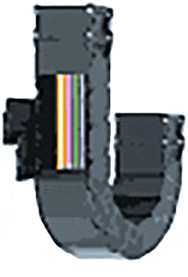 Catene per l'alimentazione di energia come tubi protettivi