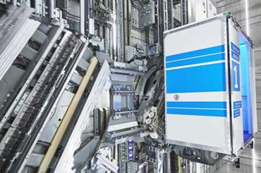 Un ascensore della "Thyssenkrupp Elevator"