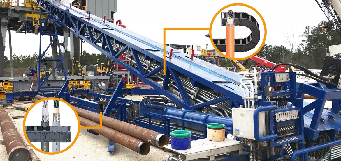 Passerella con prodotti igus